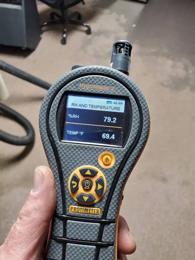 Moisture meter humidity assessment for Fire & Smoke Damage Restoration in Davidson